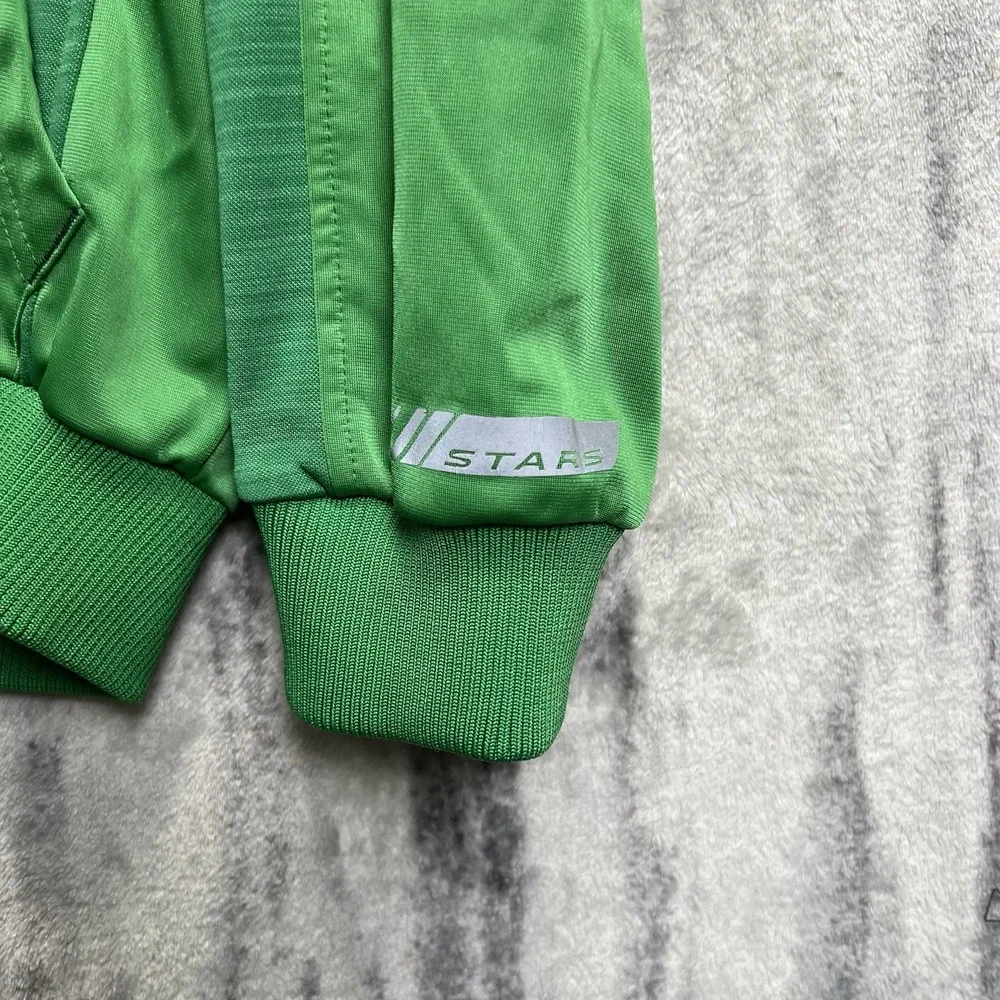 Dallas Stars NHL Large Green Hockey Track Jacket GIII Carl Banks Embroidered